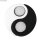 Gießform: Teelichthalter Yin Yang, 2 Motive, 12x8 cm