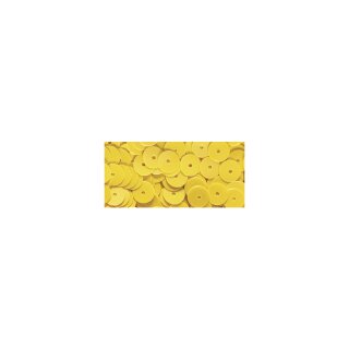 Pailletten, glatt, 6mm ø,   4000 Stück, irisierend gelb