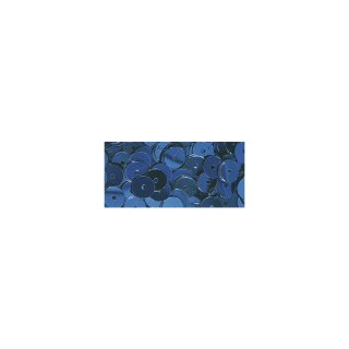Pailletten, gewölbt, 6mm ø,   4000Stück, d.blau