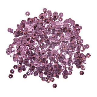 Pailletten, gewölbt, 6mm ø,   4000Stück, altrosa