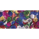 Pailletten, gewölbt, 6mm ø,   4000Stück, gemischt