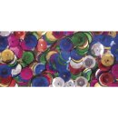 Pailletten, gewölbt, 6mm ø,   4000Stück, gemischt