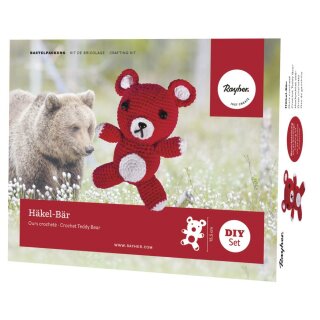 Bastelpackung: Häkel-Bär, 15,5cm, Box 1 Stück