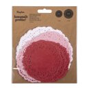 Spitzenpapier Set: Rund, 10cm+14cm, SB-Btl 60Stück,...