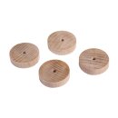 Holzrad, . 4 Stück, 30 mm ø, 8 mm breit