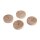 Holzrad, . 4 Stück, 30 mm ø, 8 mm breit