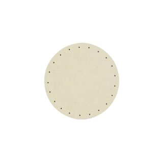 MDF-Korbflechtboden, 15cm ø, rund, Löcher ø 3mm