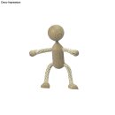Clown-Füße aus Holz, 15x25 mm