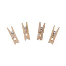 Mini-Holzwäscheklammern, 2,5 cm, . 48 Stück, natur