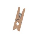 Mini-Holzwäscheklammern, 2,5 cm, . 48 Stück, natur