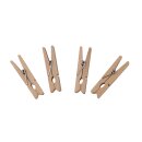 Holz-Wäscheklammern, 4,5 cm, . 24 Stück, natur