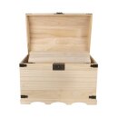 Holz-Truhen-Set, 2 Größen, 37x21x26 cm + 44,8x28,8x32 cm