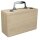 Holz-Koffer mit Kunsstoffgriff, 25x16x9cm