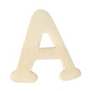 Holz-Buchstaben, 4 cm, A
