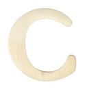 Holz-Buchstaben, 4 cm, C