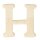 Holz-Buchstaben, 4 cm, H