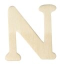 Holz-Buchstaben, 4 cm, N