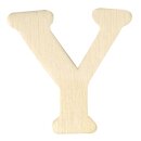 Holz-Buchstaben, 4 cm, Y