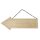 Holz-Pfeil mit Metallkette, 38,5x14,8cm, Stärke 1,1cm