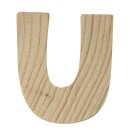 Holzbuchstaben, 5x1cm, U