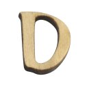 Holz-Buchstabe, 2 cm, D