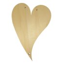 Holz Herz gelasert FSC Mix Credit, 21,5x15cm