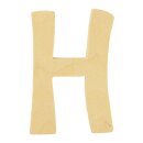 Holz- Buchstabe H,FSC Mix Credit, 6cm ø