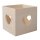 Holz Teelichthalter FSC Mix Credit, 10x10x10cm, Herzenslust