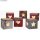 Holz Teelichthalter FSC Mix Credit, 10x10x10cm, Herzenslust