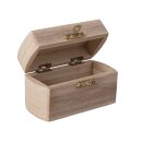 Holz Schatulle halb oval FSC Mix Credit, 10x6cm