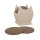 Holz Box FSC Mix Credit, 10cm ø, mit 6 runden MDF-Untersetzern