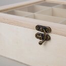 Holz-Teebox,12 Fächer, FSC Mix Credit, 28,5x23,5x7cm, Fächer je 6,5x7cm