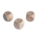 Holz Würfel FSC 100%, 25x25mm,  3Stück, natur