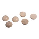 Rohholzhalbkugeln FSC 100%, 25mm ø,  6Stück