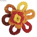Holz Strickliesel m.Nadel,3,4cmø FSC100%, 6,2cm, 6 Ösen, ø-Loch:1,5cm,  1Set