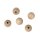 Rohholzkugeln FSC 100%,gebohrt, 15mm ø, 4mm - DL,  15 Stück