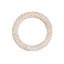 Rohholz-Ringe, . 4 Stück, 5,5 cm