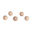Rohholz-Kugeln, ungebohrt, 10mm ø,  35 Stück