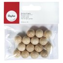 Rohholz-Kugeln, ungebohrt, 15mm ø,  15 Stück