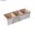 Holz Deko-Kasten FSC Mix Credit, 32x11x8,7cm, 3 Innenfächer