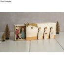 Holz Schatulle FSC Mix Credit, 20x10x5cm, ausziehbares Innenfach
