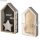 Holz Rahmen Häuser, FSC Mix Credit, 17x9x4cm+15x7,5x4cm