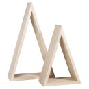 Holz-Rahmen, Dreieck, FSC Mix Credit, 12x6,5x18cm +...