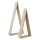 Holz-Rahmen, Dreieck, FSC Mix Credit, 20x7,5x42cm + 26x8x54cm, Beutel 2Stück