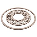 HolzscheibeDreammodern,FSC100%, 13cm ø, +Ring...