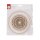Holz Scheibe Dreamfiligran  ø7-13cm + Ring ø18cm 4 Stück