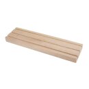 Holz Setzleiste, FSC 100%, 18x5cm, m. 3 Rillen,  1...