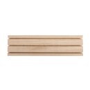 Holz Setzleiste, FSC 100%, 18x5cm, m. 3 Rillen,  1...