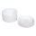 Pappm.-Boxen-Set, FSC Rec.100%, 6cm ø, 3,5cm, rund, SB-Btl 4Stück, weiß