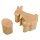 Pappm. Box Hase m. Ei, FSC Recycled 100%, Hase 9,5x16x5cm, Ei 4,7x5,8x4,5cm